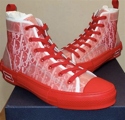 dior red sneaker|most expensive dior shoes.